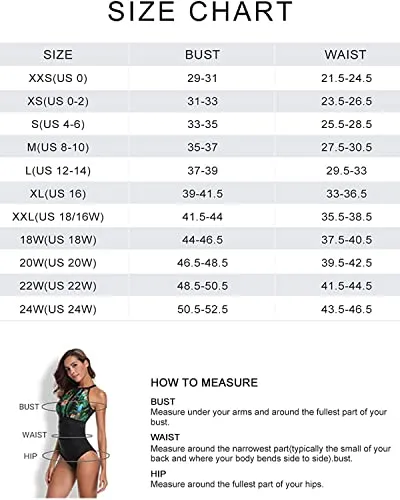 Sexy V Neck Halter Tummy Control Two Piece Tankini Bathing Suits