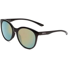 Smith Unisex Sunglasses - Black Full Rim Frame Green Mirror Lens | BAYSIDE 0807/QG