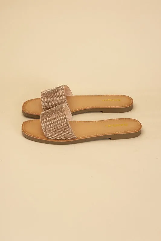 SODA JUSTICE Rhinestone Slides