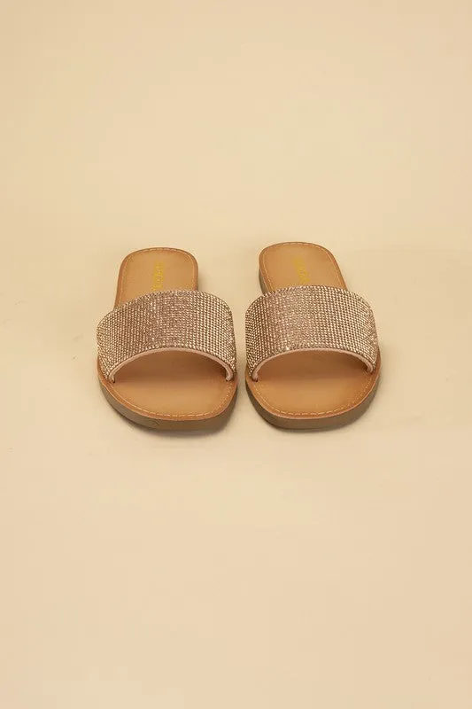 SODA JUSTICE Rhinestone Slides