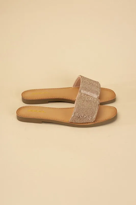 SODA JUSTICE Rhinestone Slides