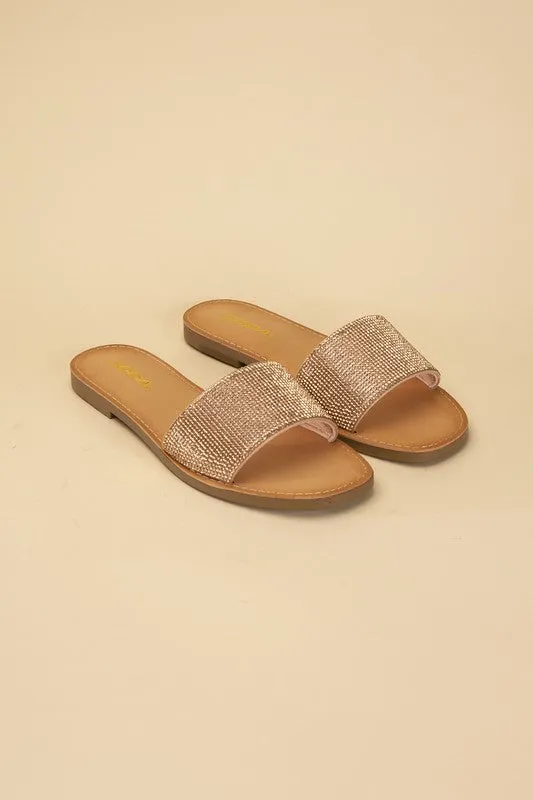 SODA JUSTICE Rhinestone Slides