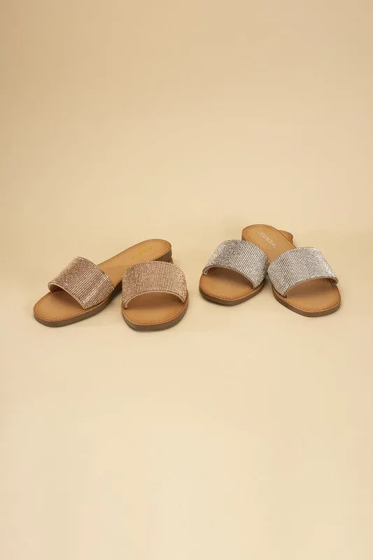 SODA JUSTICE Rhinestone Slides