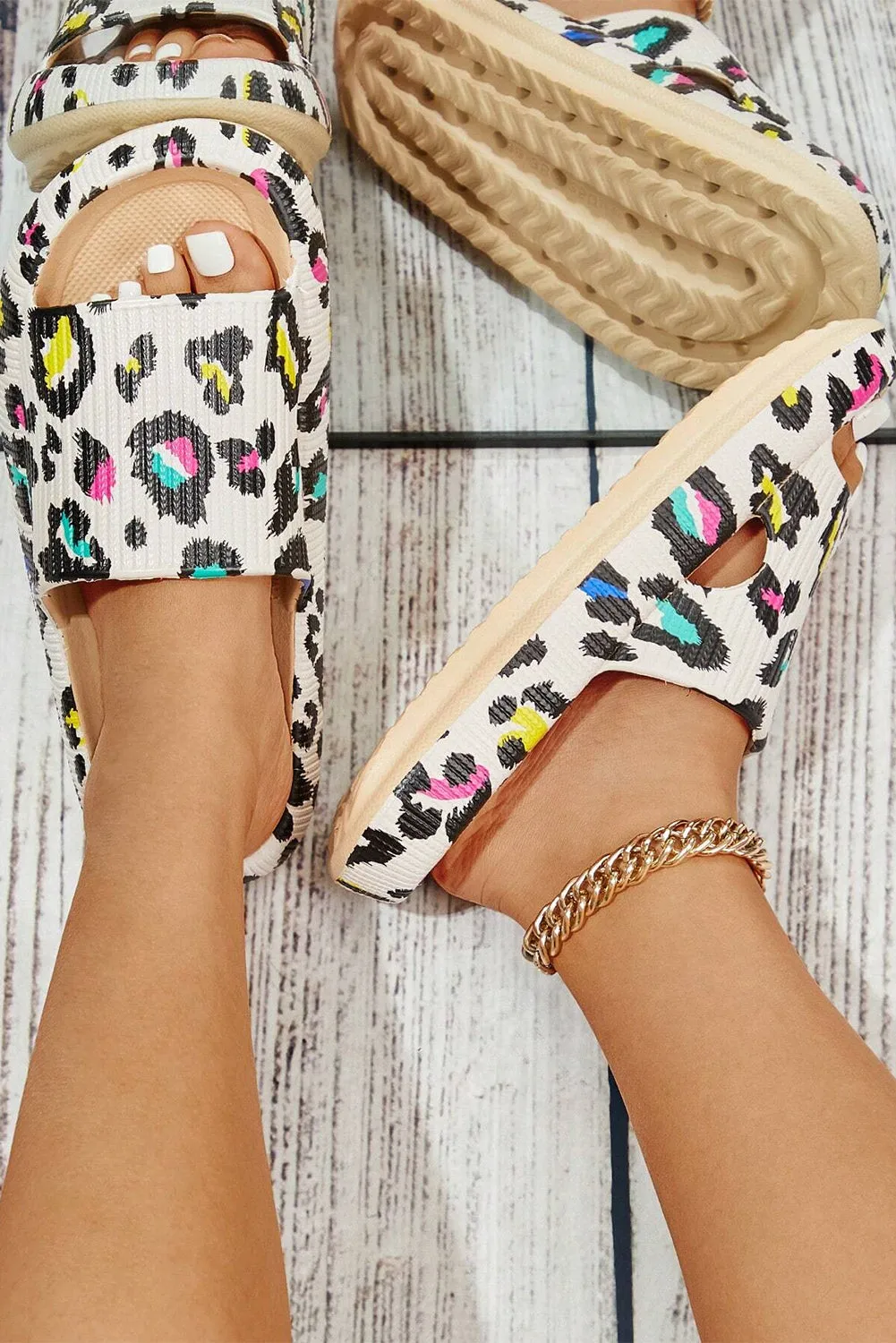 White Leopard Cloud Slides