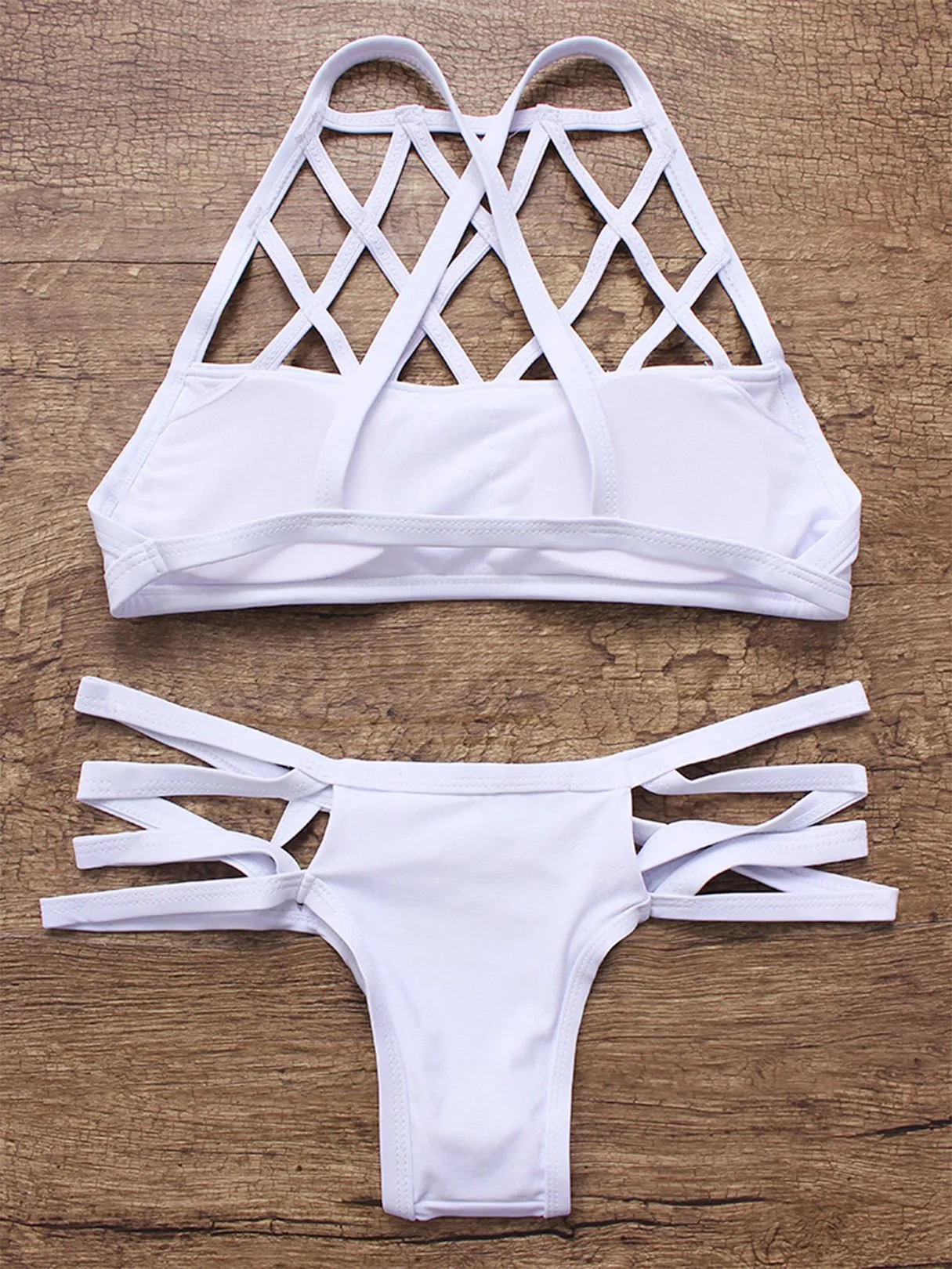Wholesale Sexy Sleeveless Strappy Design Swimwear