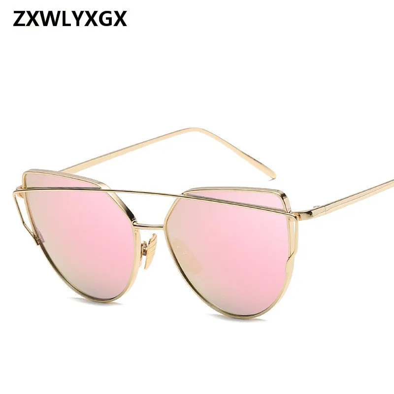 ZXWLYXGX Mirror Sunglasses