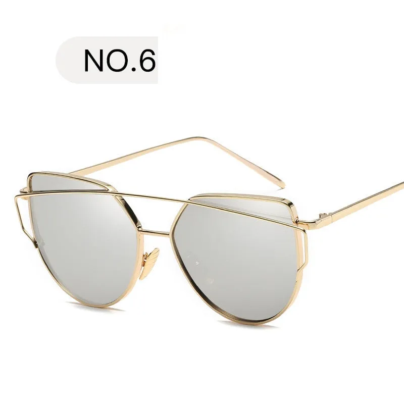 ZXWLYXGX Mirror Sunglasses